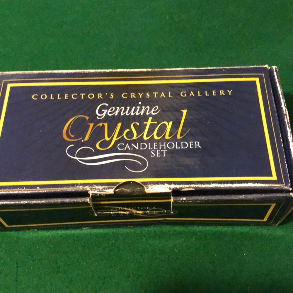 Collector’s Crystal Gallery - Candle Holder Set